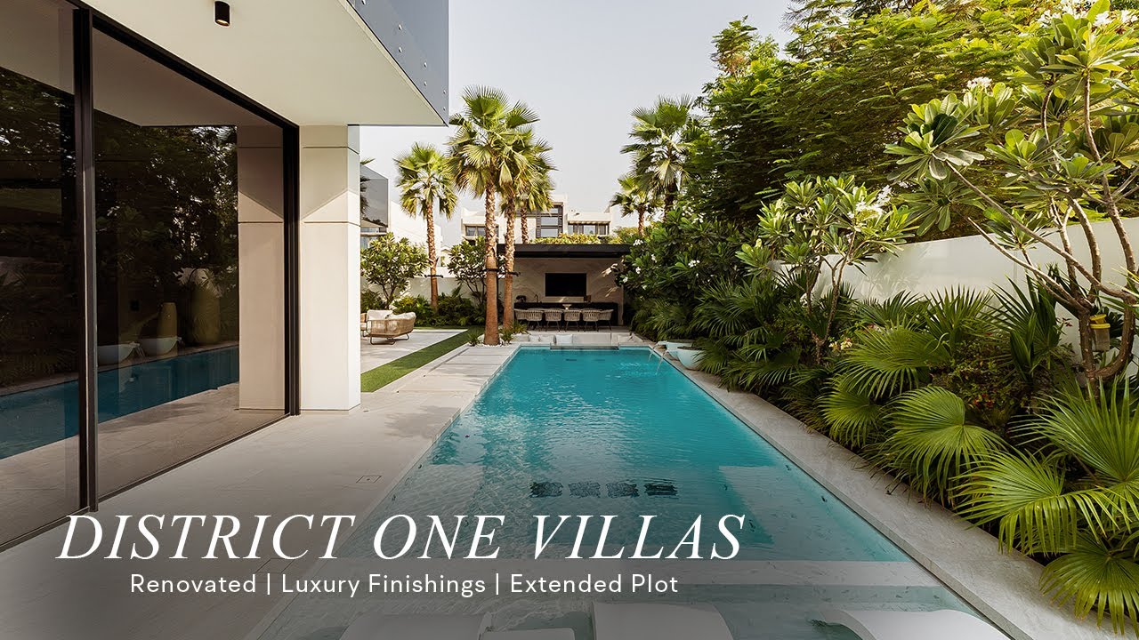 Inside a 5 Bedroom Villa in District One (Burj Khalifa View)