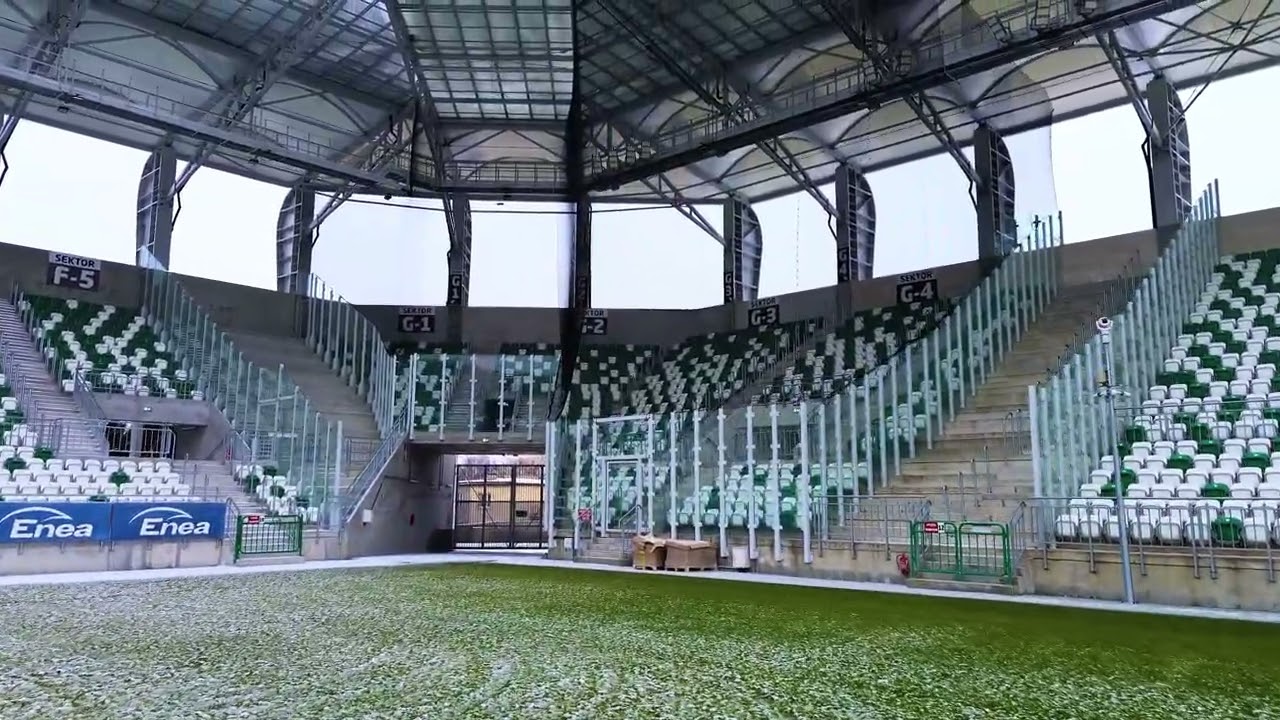 Stadion RKS Radomiak Radom + parking sektora gości 25.01.2026