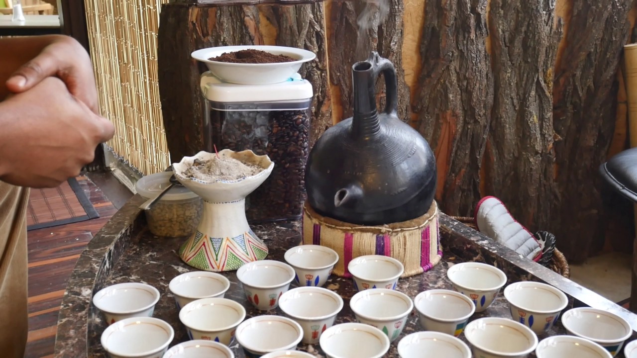 A visit to the coffee ceremony at Zoma restaurant
