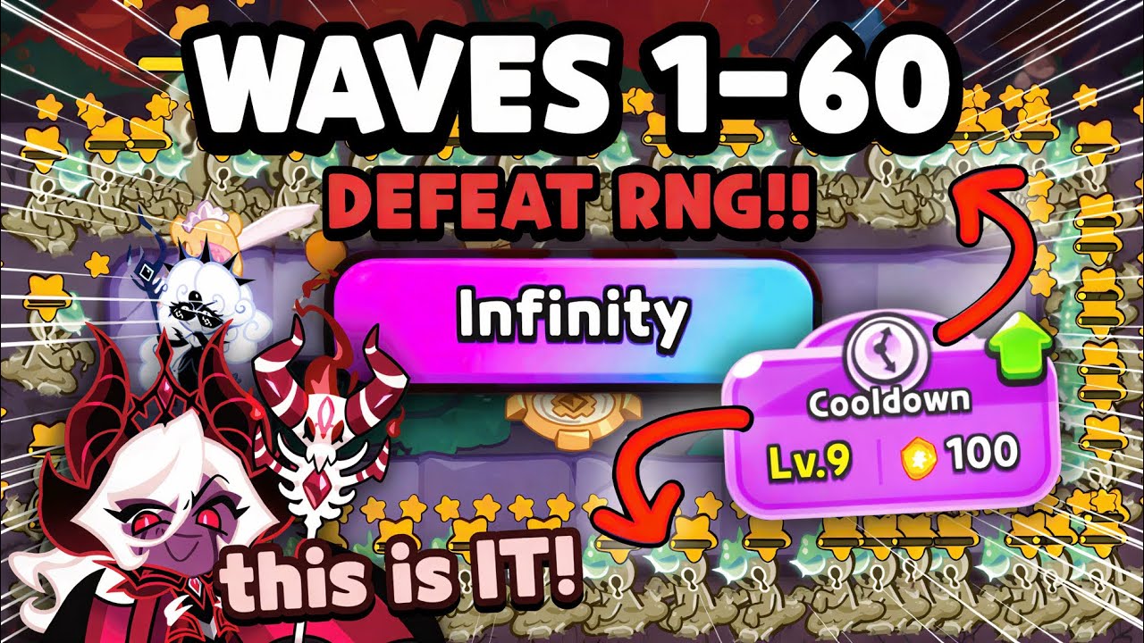 i hate RNG, so i did this to reach WAVE 60… 😆✨