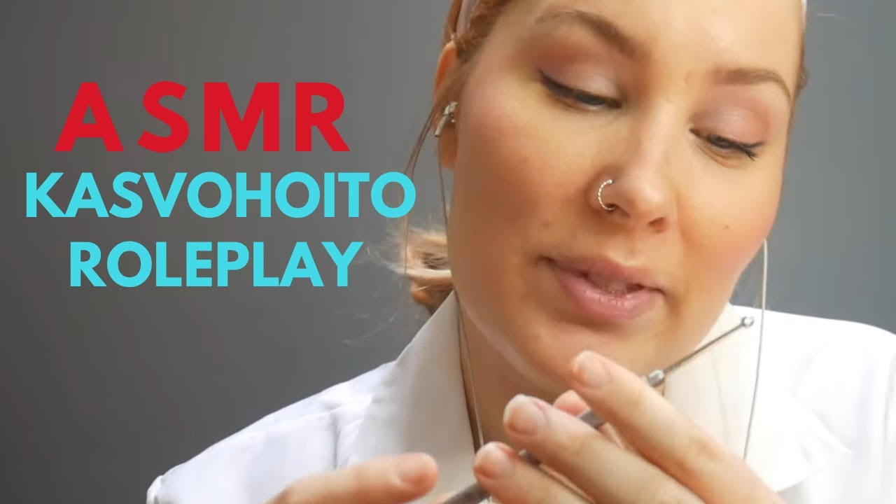 ASMR SUOMI  - ROLEPLAY - KASVOHOITO KOSMETOLOGILLA 🧼