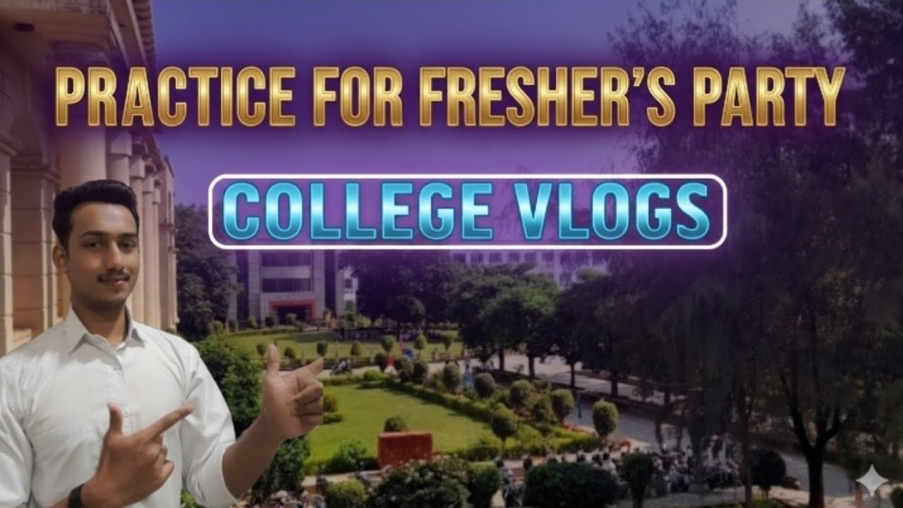 College Vlog 🎓 | College Moments & Fresher’s Party Practice 🕺🏻💃🏻 #atharv_unscripited_vlogs