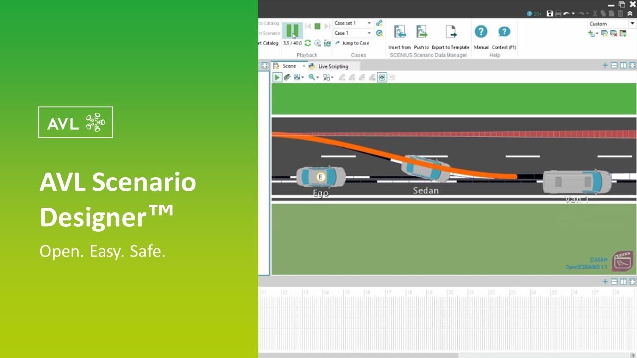 AVL Scenario Designer™ | Open. Easy. Safe.