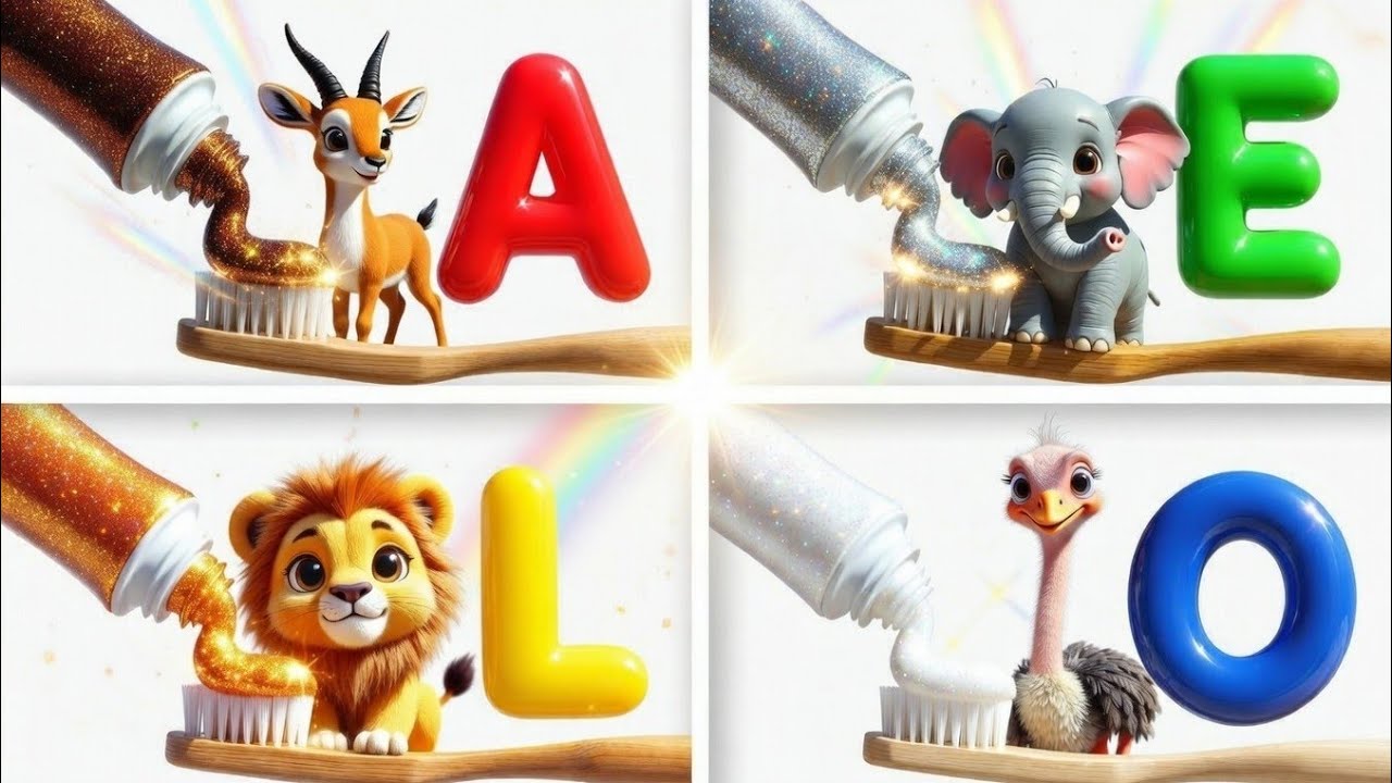 Песенка о красочных животных сафари 🎶 | Животные сафари от А до Я 🦁 🐘 | Детские песенки | Детский...