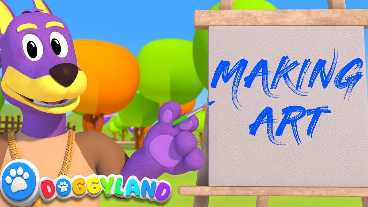 Making Art | Doggyland Kids Songs & Nursery Rhymes by Snoop Dogg