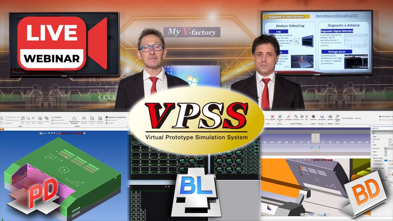 Webinare VPSS 3i + Question et réponse en direct (Suite logiciel Amada)
