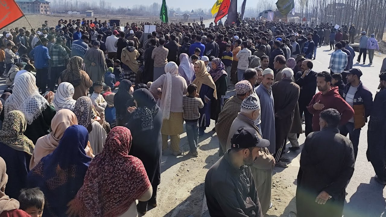 Kashmiri marsaya zakir Syed ali imambargah CHAINABAL pattan Shaheed gov moula Ali
