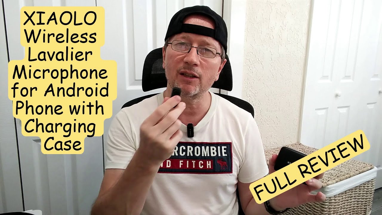 XIAOLO Wireless Lavalier Microphone for Android and PC, 3 Level Noise Cancelling, Review Tutorial