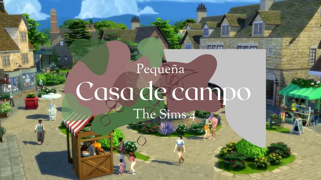Una CASA DE CAMPO MODERNA en Villabolsona de la Gallina (NO CC) | THE SIMS 4