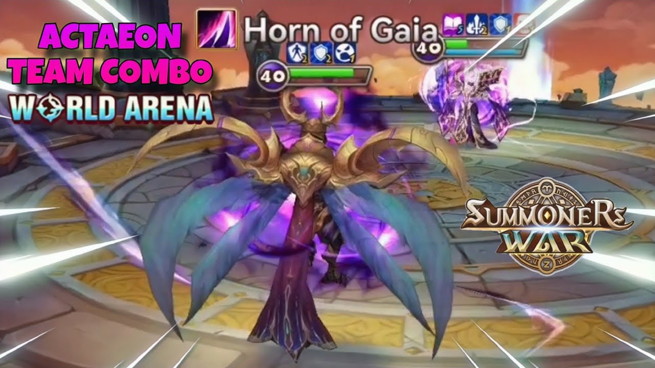 Actaeon Team Combo in World Arena - Summoners War