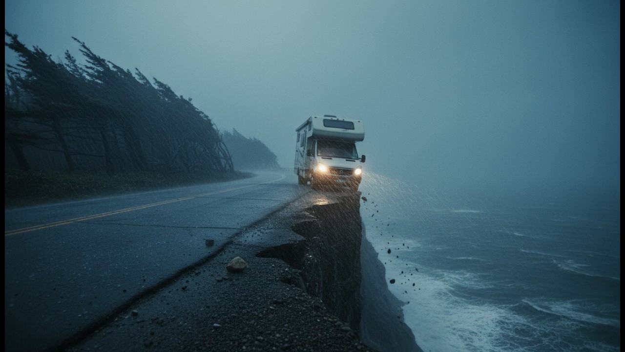 SURVIVING 80MPH WINDS: My Van Nearly FLIPPED With My Dog Inside! | The Scariest Night of My Life