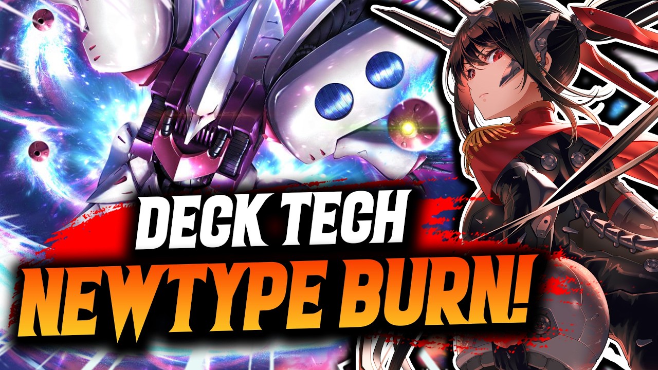 My FAVORITE Competitive Deck! Newtype Midrange B/R Tempo Burn ► Gundam Card Game Deck Tech
