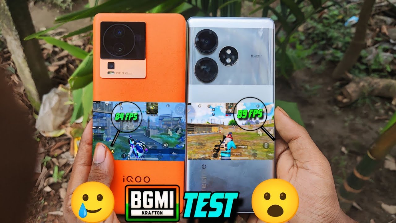 Realme GT 6t VS Iqoo Neo 7 pro 90 FPS BGMI test🔥 | snapdragon 8+gen1 vs 7+gen3 under 30000😱