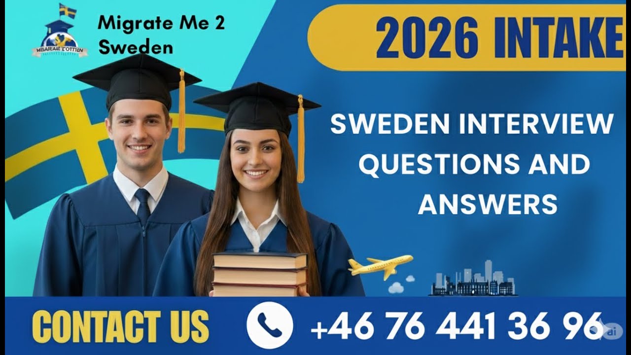 🇸🇪 Sweden Student Visa Interview Questions |2026 Autumn | Full Sinhala Guide 🇱🇰