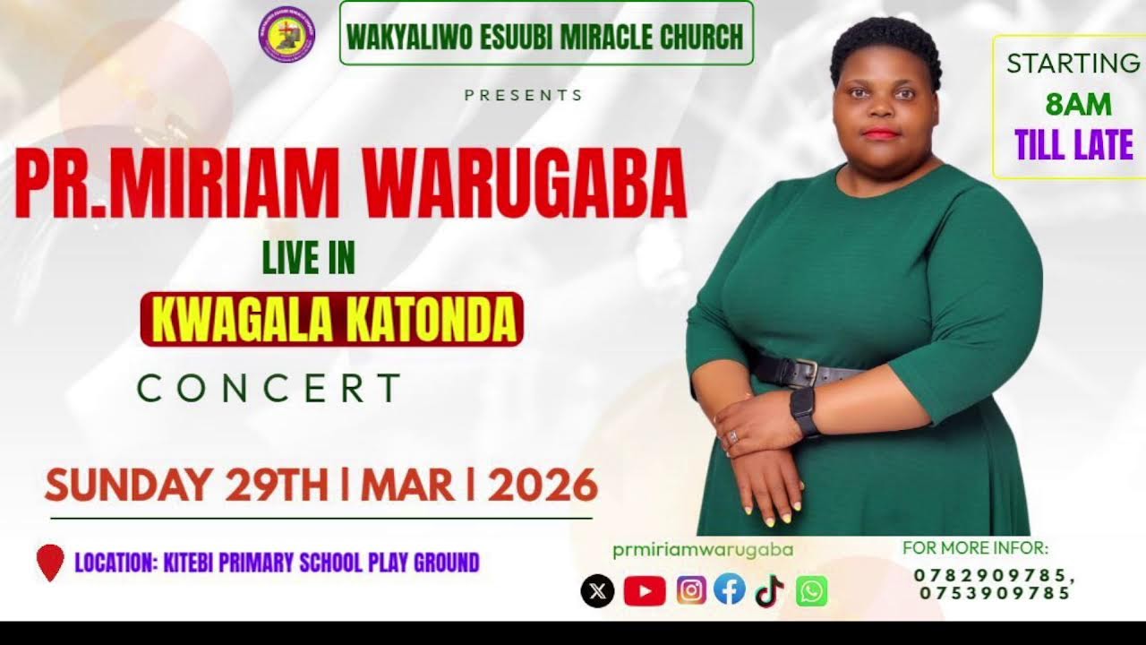 WEMC : SUNDAY MAIN SERVICE WITH PR MIRIAM WARUGABA  LIVE