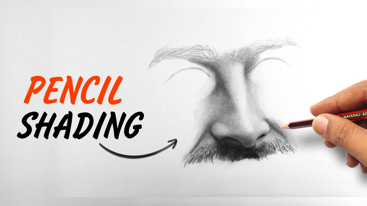 Drawing a Realistic Nose with Pencils - Real-time