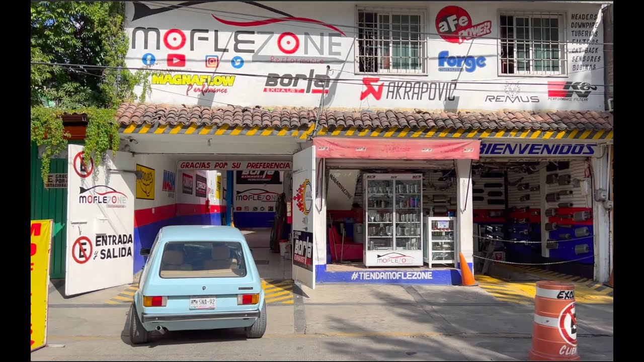 Tubería, Resonador TECHFLOW, y Flexible Nash en VW Golf MK1 (Caribe)