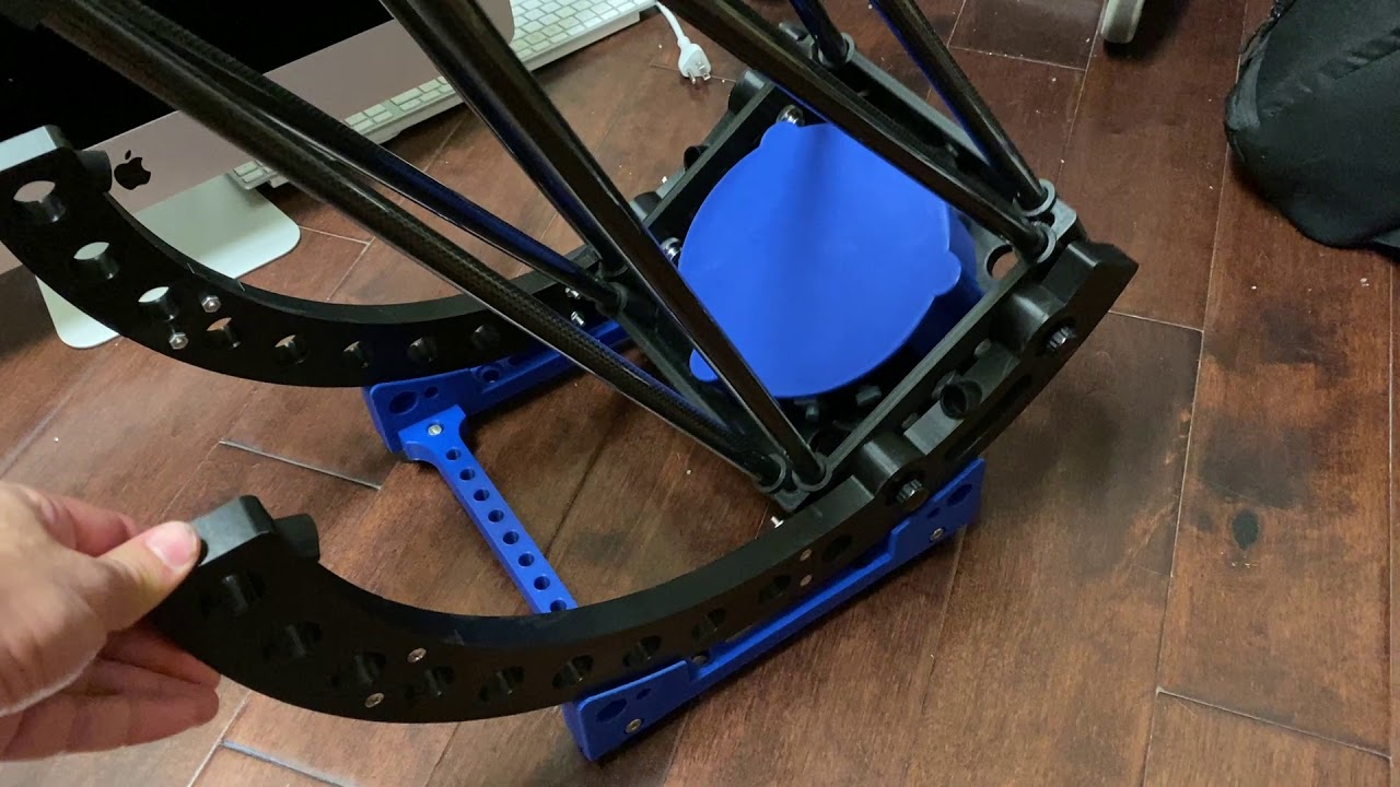 Table-top Dobsonian Mount for 3D-printed Telescope