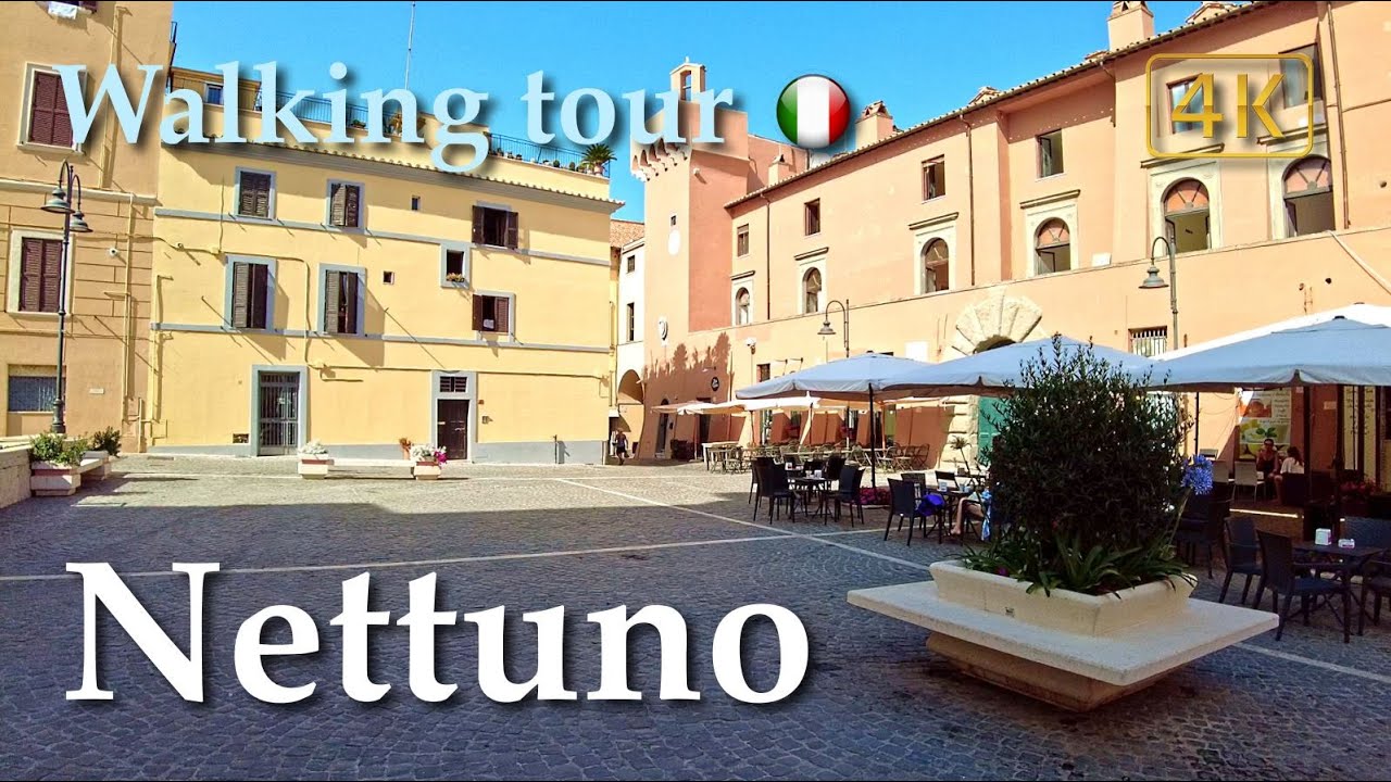 Nettuno (Lazio), Italy【Walking Tour】History in Subtitles - 4K