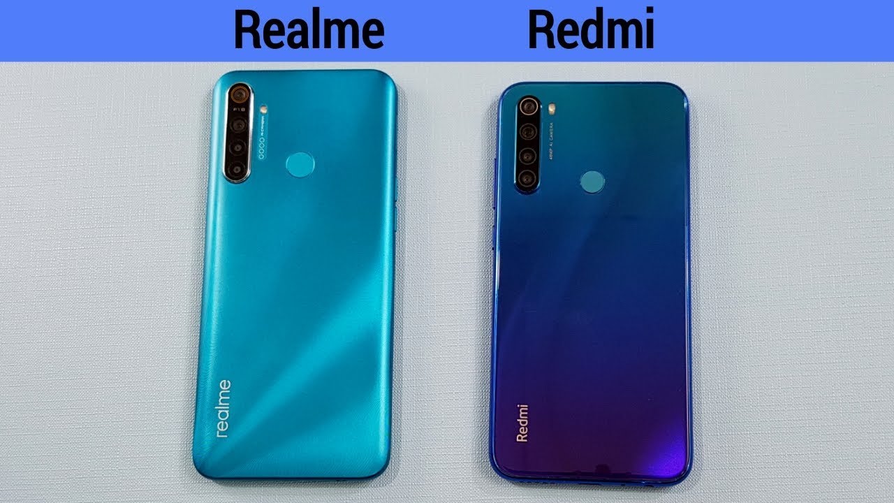 Realme 5i vs Redmi Note 8 SpeedTest & Camera Comparison