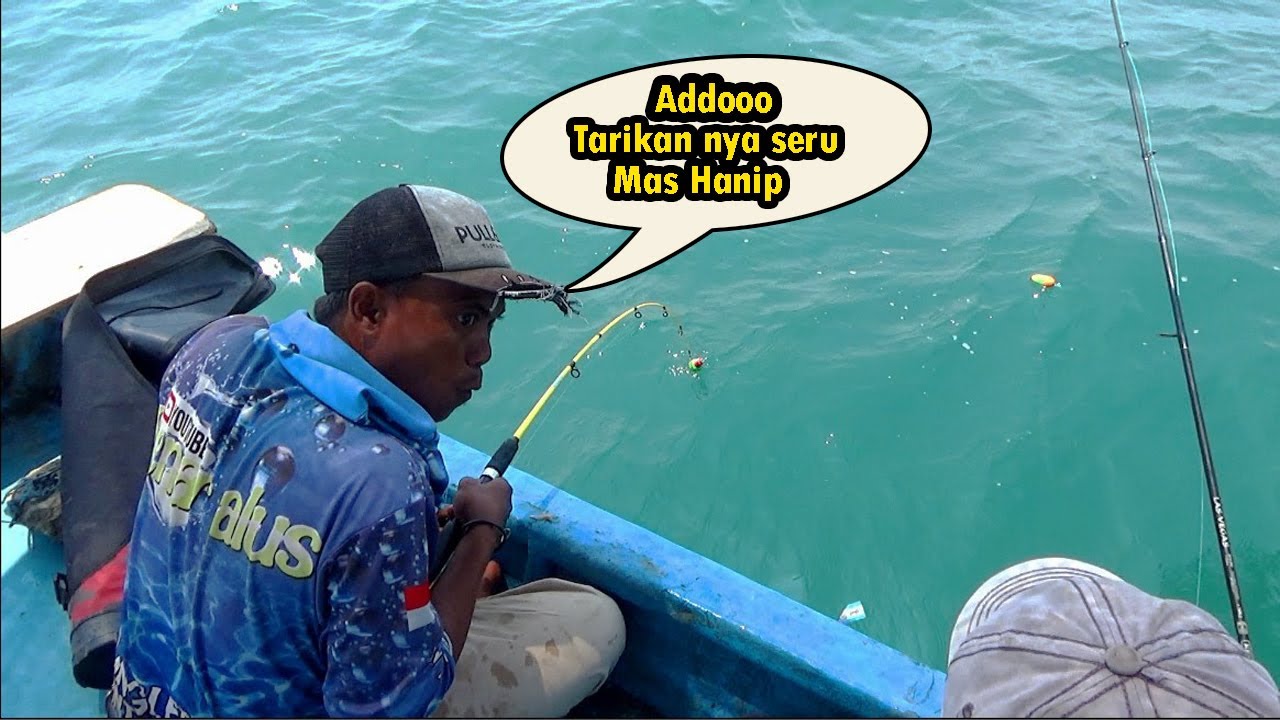 Awal nya di remehin,,Taunya pinter juga mancing di laut