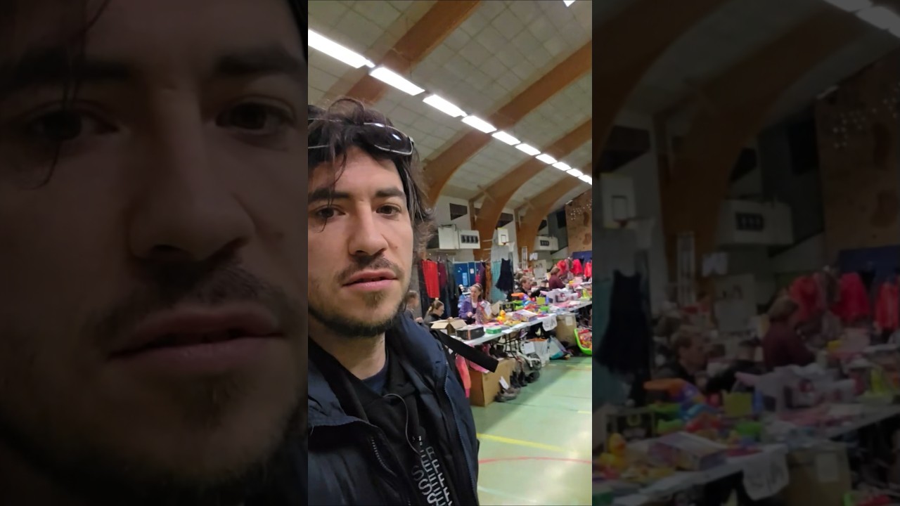 Au vide grenier de Charavines