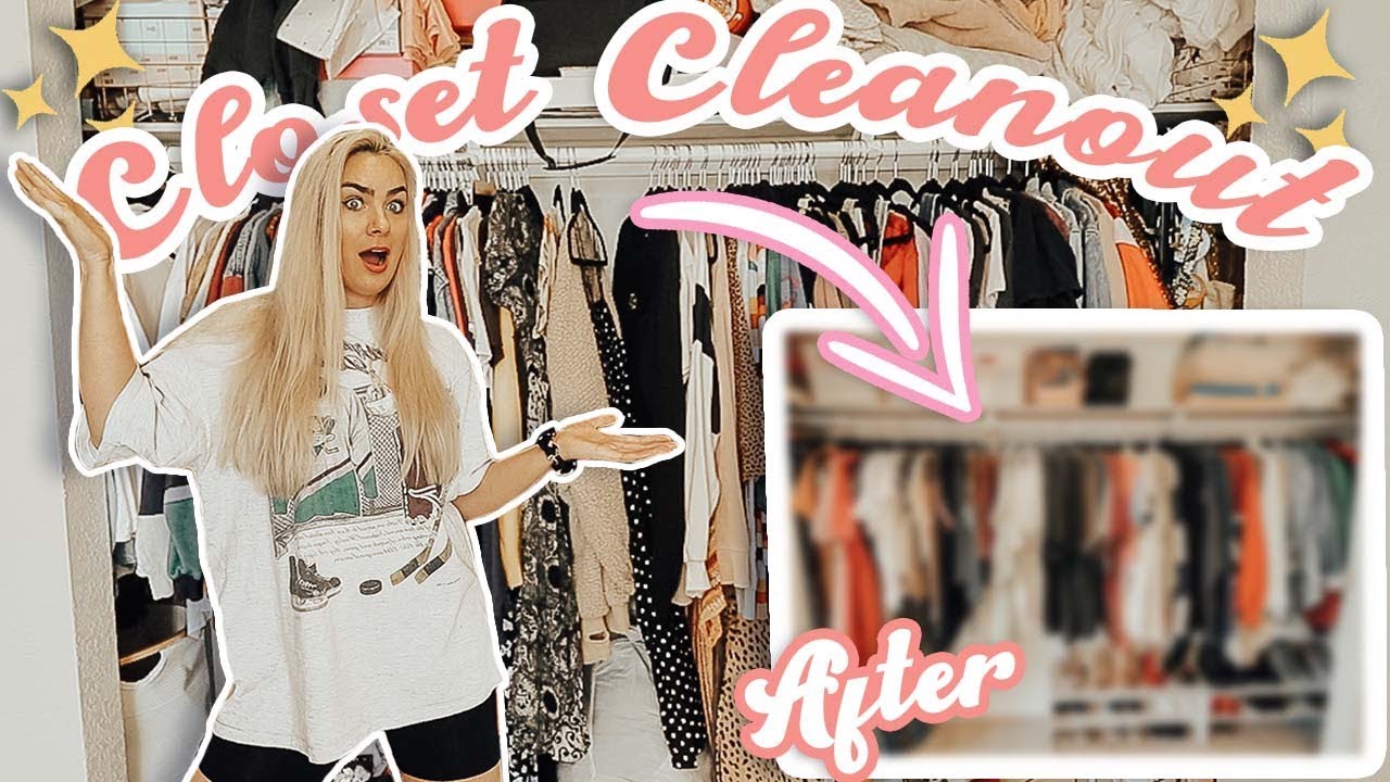 EXTREME BEDROOM/ CLOSET MAKEOVER! *marie kondo method*