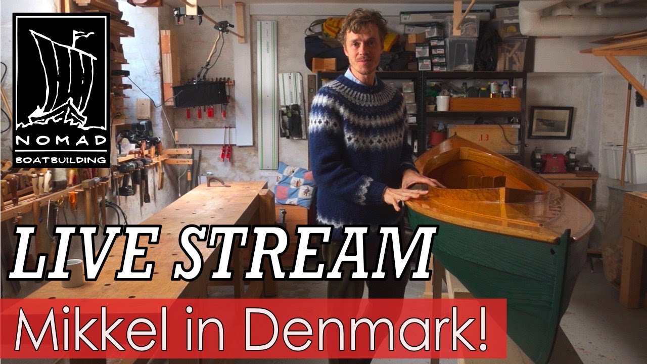 The Fiddlehead Canoe with Mikkel of Small Boat School in Denmark