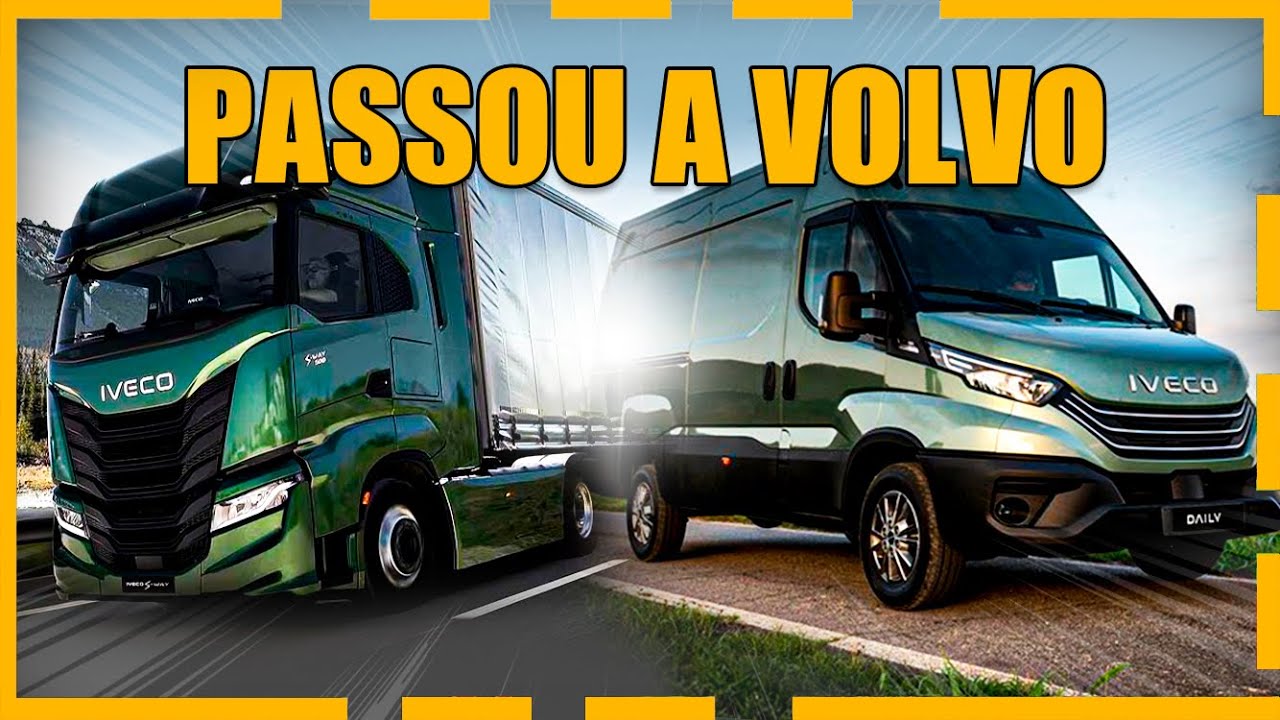 NOVO CAMINHÃO DA IVECO ACABOU GANHANDO DA VOLVO
