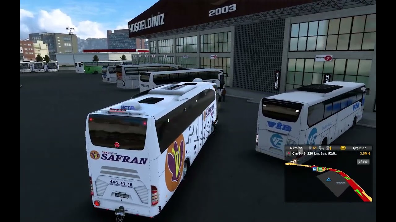 ETS 2 TRAVEGO /SAFKAR SAFRAN/KARABÜK OTOGAR ÇIKIŞ=AMASYA OTOGAR GİRİŞ =SEFERİ