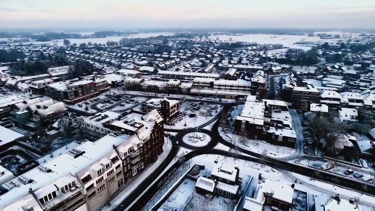 Berlicum in Sneeuw 2026      DJI NEO 2