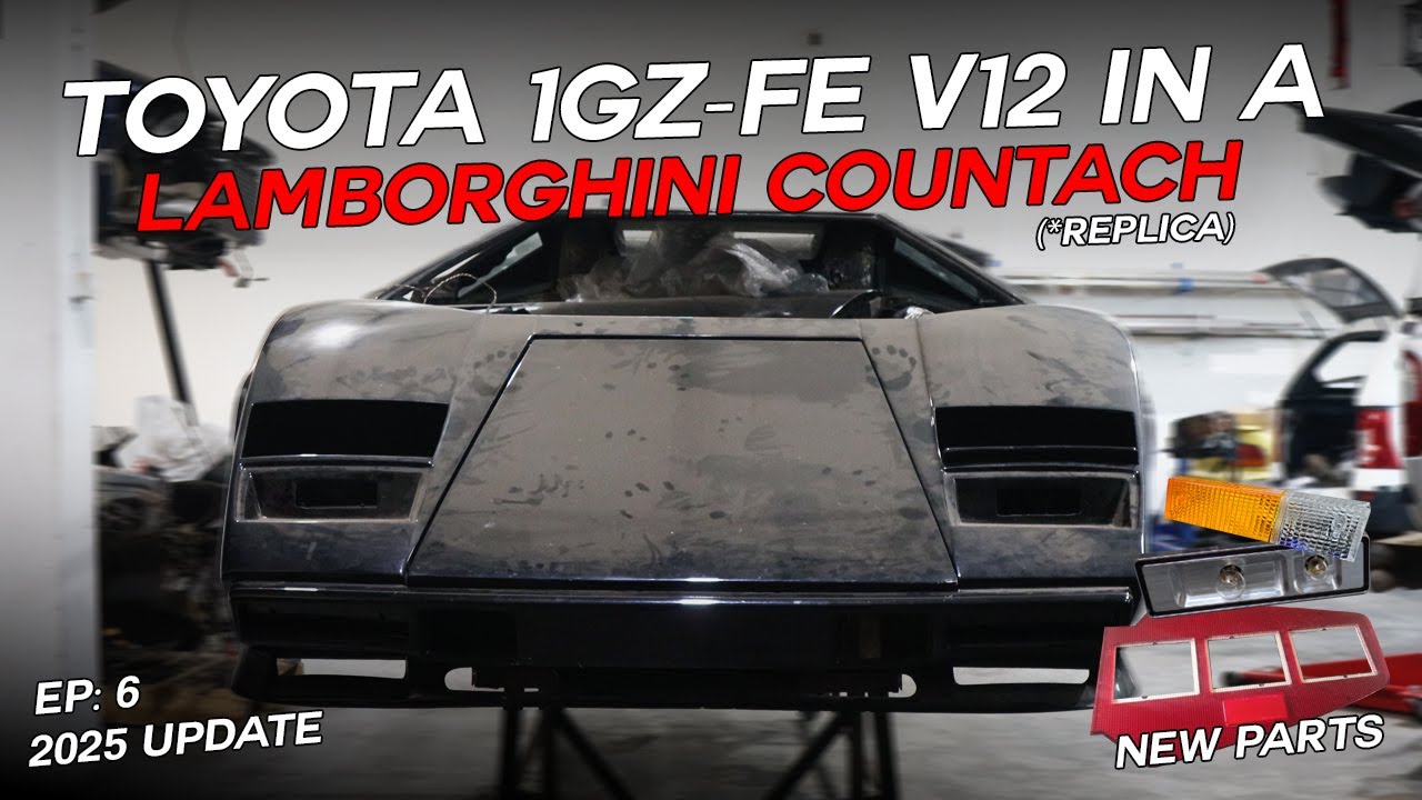 Сборка реплики Lamborghini Countach с 5-литровым двигателем V12 Toyota 1GZ-FE — Эпизод: 6 (обновл...
