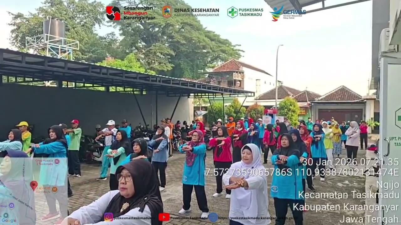 Senam Prolanis Puskesmas Tasikmadu Pada Tanggal 30 Januari 2026