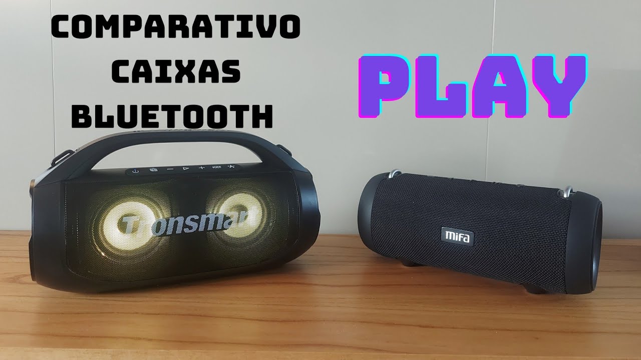 Batalha de caixas Bluetooth Tronsmart Bang SE x MIFA A90 com músicas Anos 80. Quem será a vencedora?