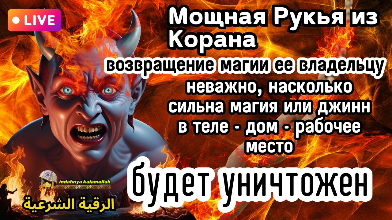 Сильная Шариатская Рукийя: изгнание джиннов и уничтожение колдовства - 🕌Ar--294