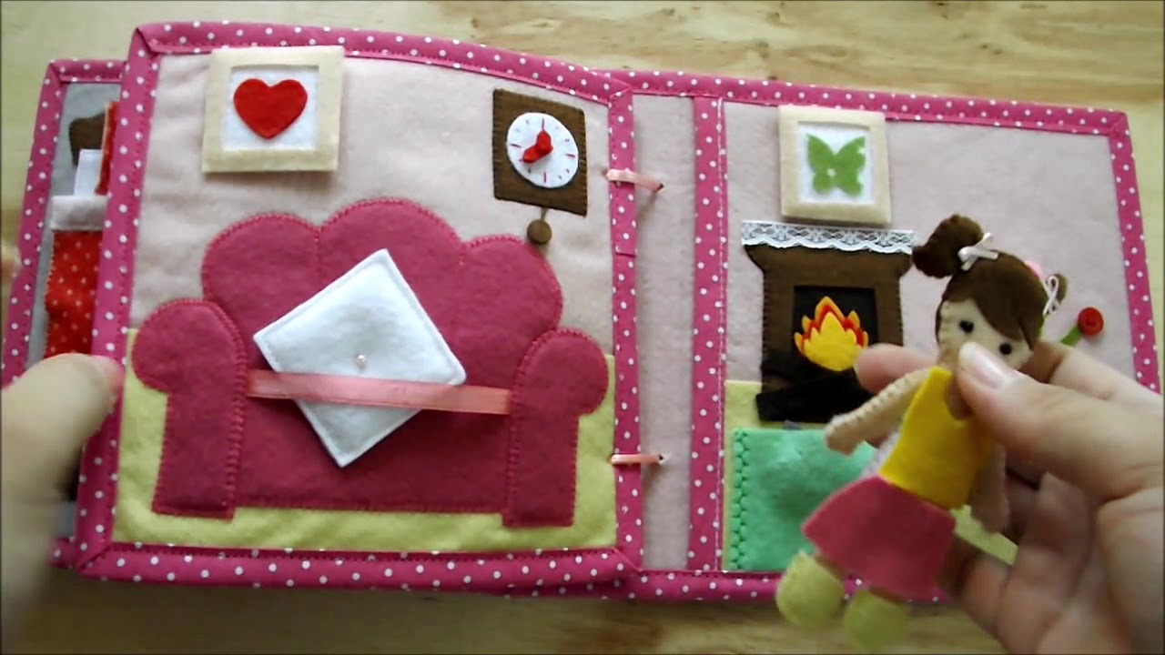 Quiet Book Dollhouse - Casinha de Boneca
