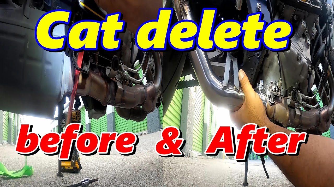 Cat delete & m4 exhaust slip on installation video