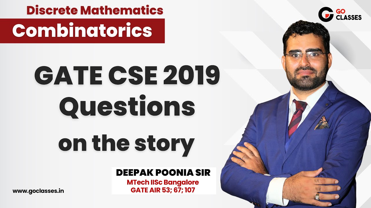 Lecture 14D - Practice Combinatorial Arguments | GATE 2019 | Combinatorics | Discrete Mathematics
