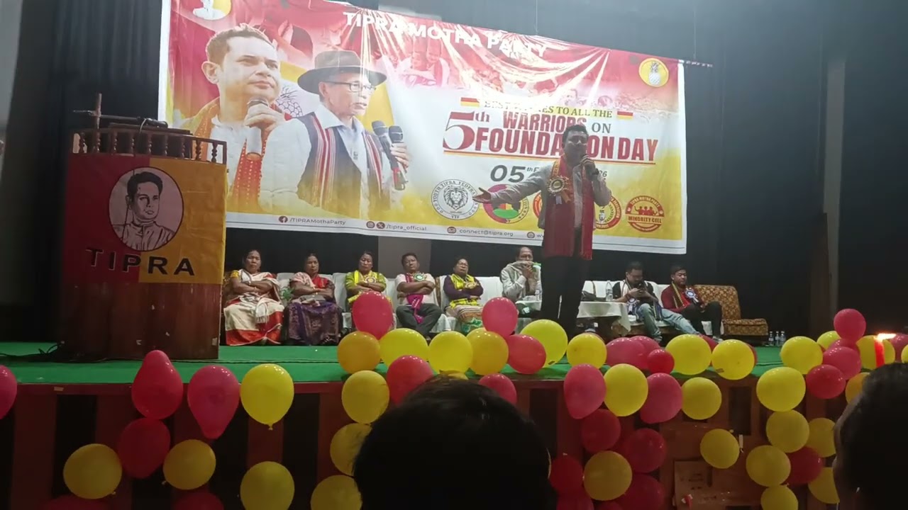 5foundation day kok narig kha jems Debbarma 