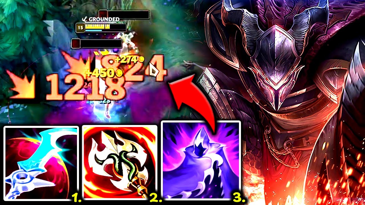 PANTHEON TOP MOST BROKEN (Q) DMG I'VE EVER DONE (#1 BEST BUILD) - S13 Pantheon TOP Gameplay Guide
