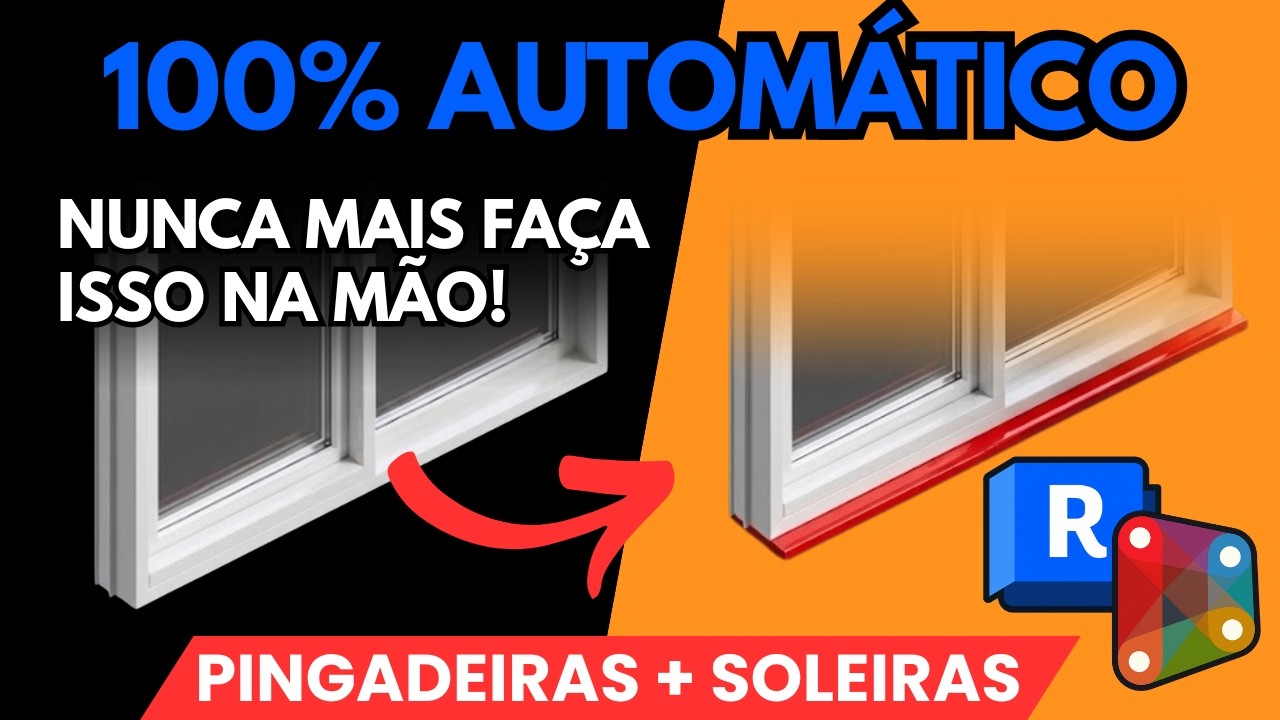 Soleiras e Pingadeiras no Revit Automático