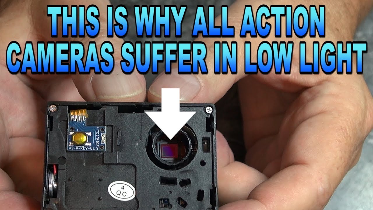 This is why ALL action cameras suffer in low light