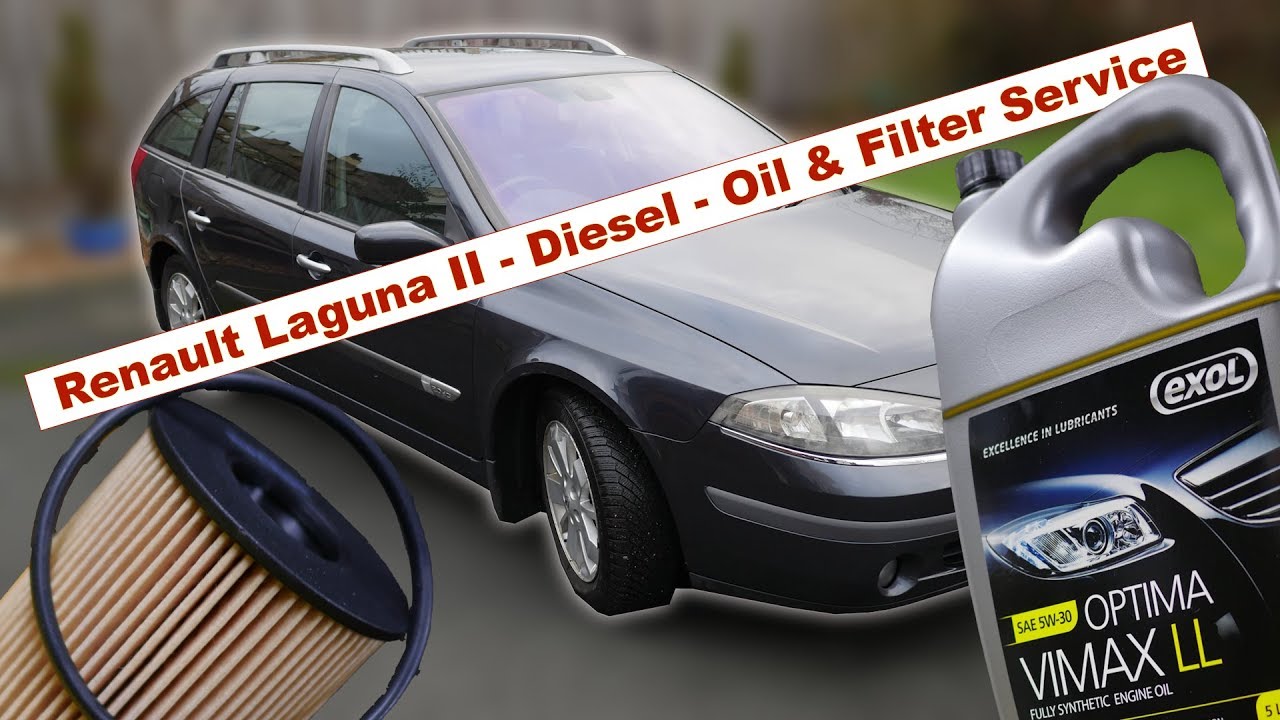 2007 Renault Laguna II 2 2.0 DCi Diesel M9R Oil & Filter Service 🚗 Nissan Qashqai Megane X Trail 🚗
