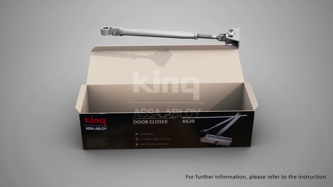 ASSA ABLOY KING DOOR CLOSER NSK620 Installation