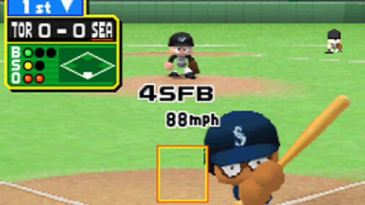 MLB Power Pros 2008 (DS) - Gameplay