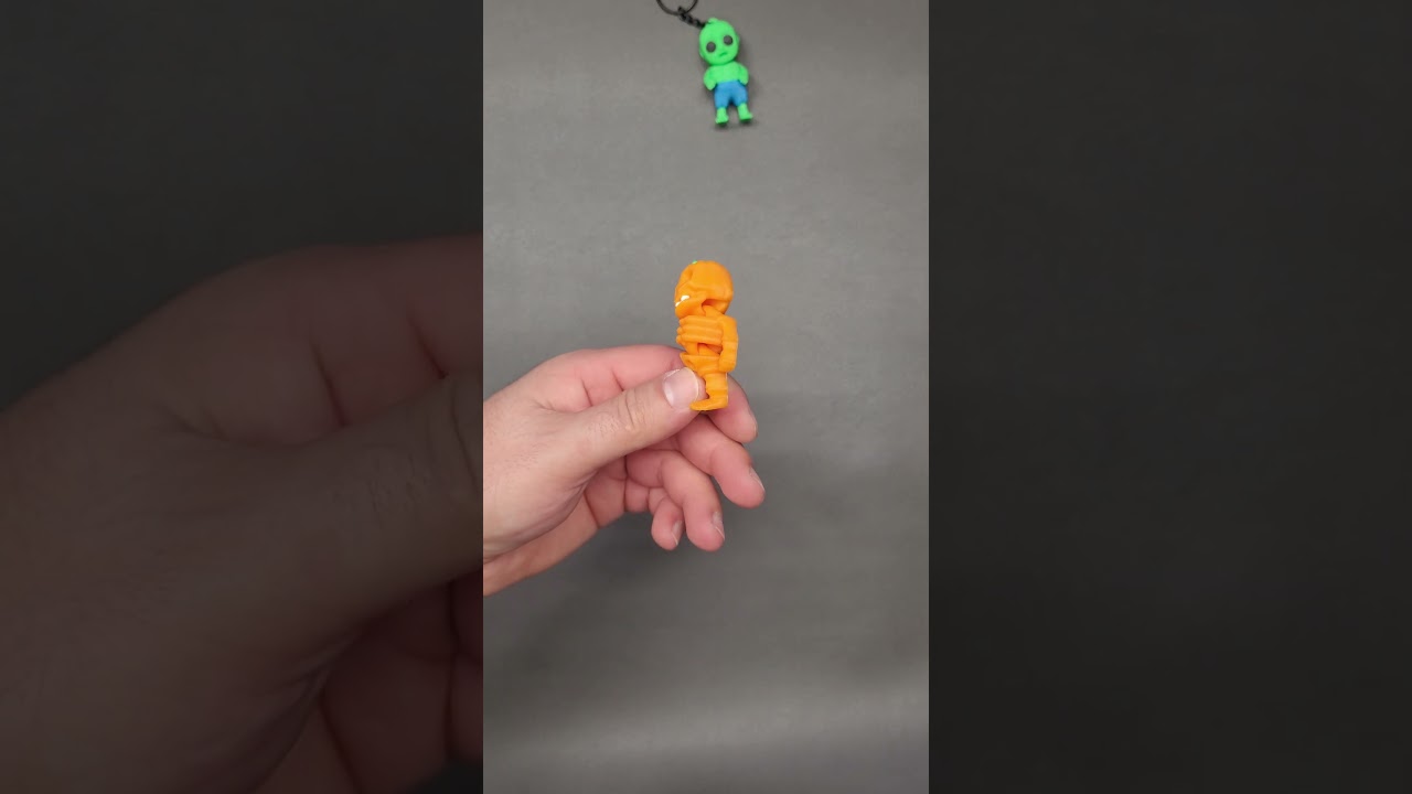 Zombie pumpkin flexi figurine mmmini. #halloween  #druk3d #asmr #zombie #pumpkin