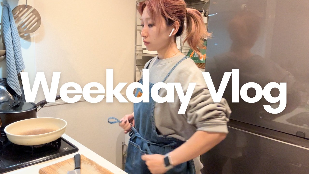 [vlog]#フリーランス で働くママの1日/インフル対策/Newメガネ/夜の家事&育児タイム