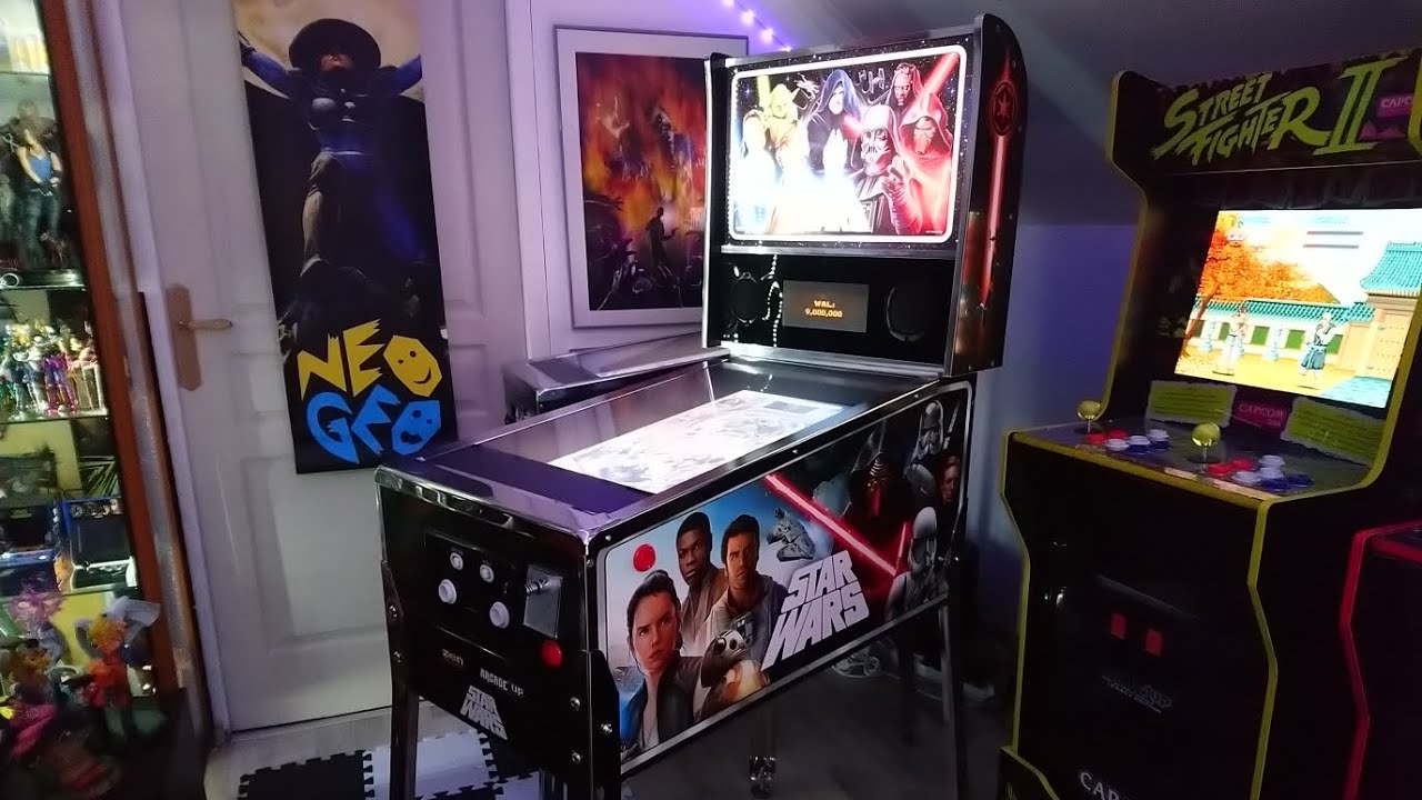 flipper Arcade1up StarWars Marvel, présentation et avis
