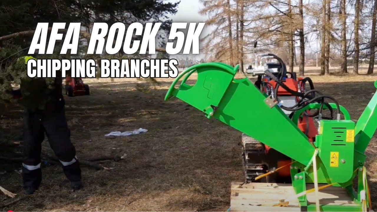 AFA ROCK 5K - 31HP Mini Loader + Wood Chipper | Branch Shredding