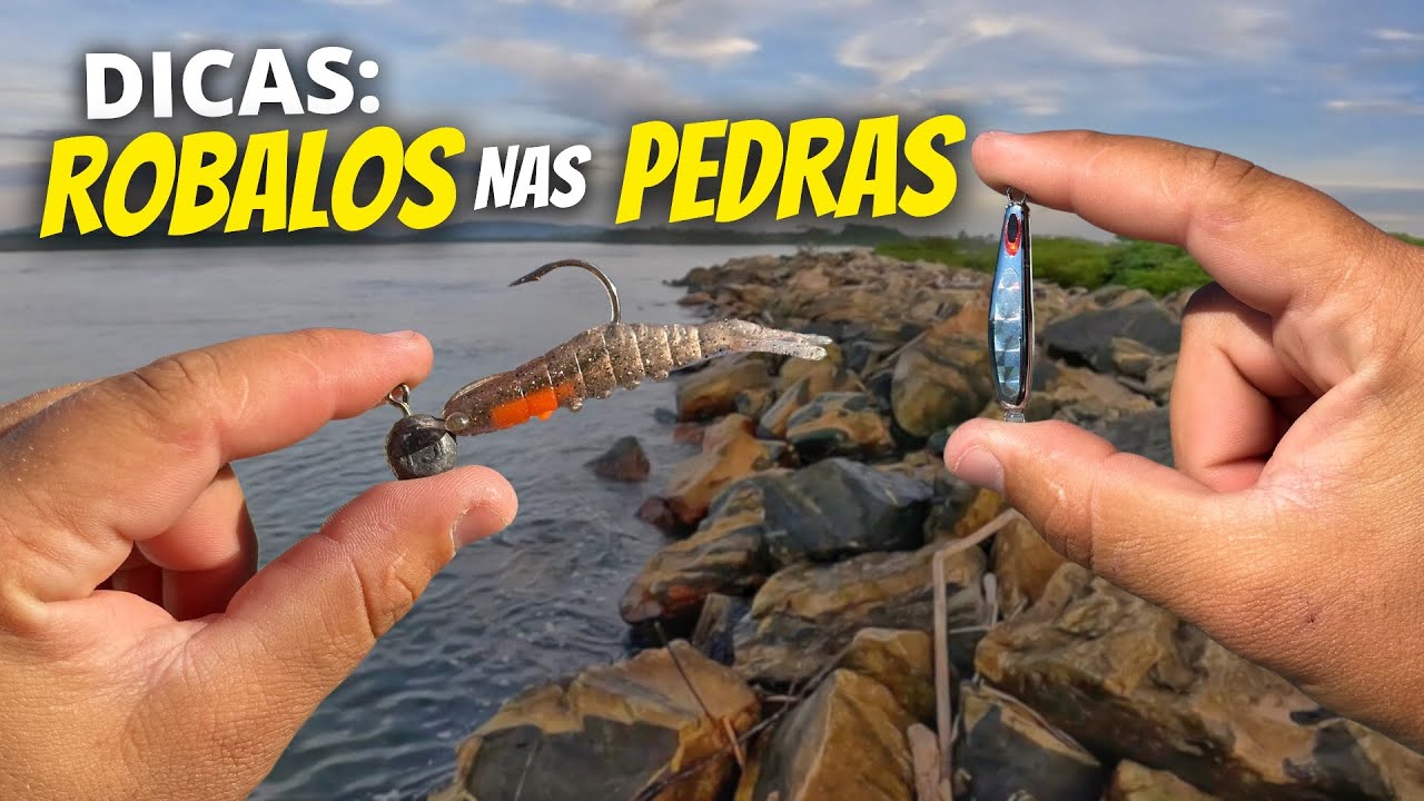 DICAS para PESCAR ROBALOS nas PEDRAS | BOCA de BARRA